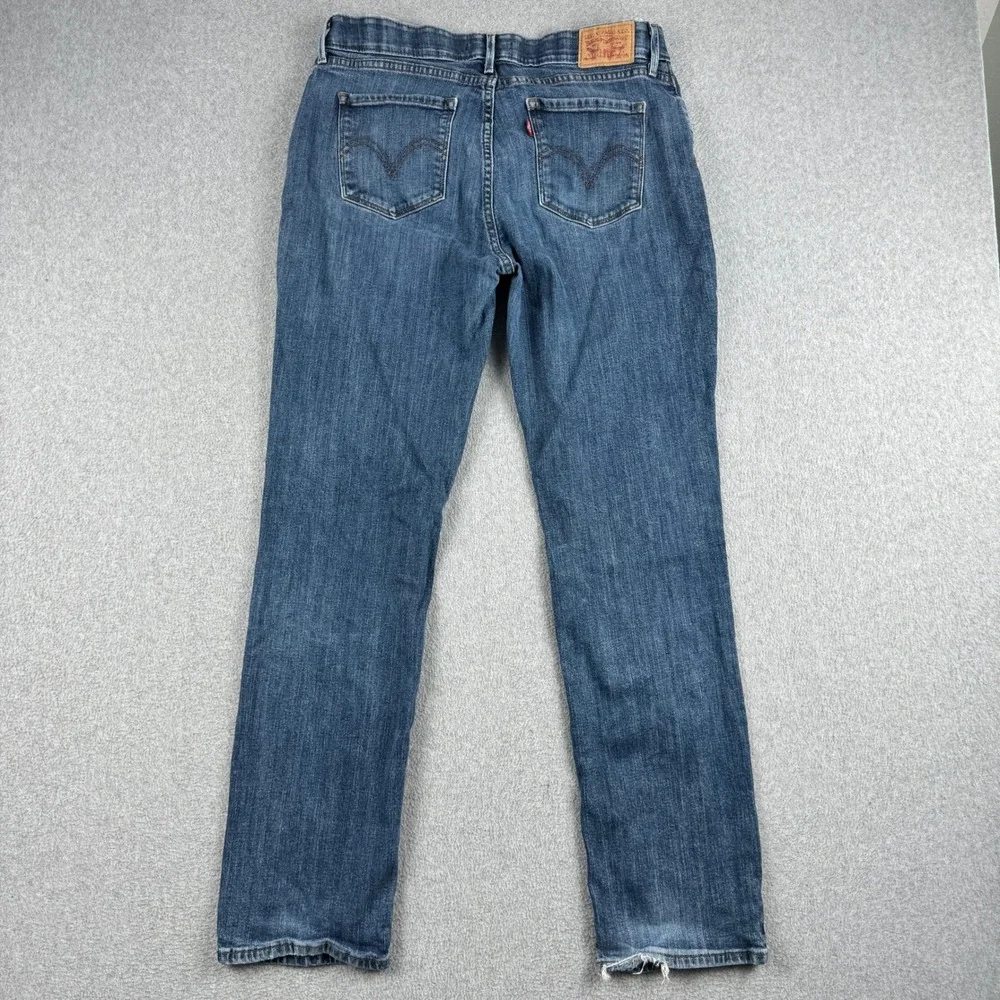 Levi's Jeans Womens 12 525 Perfect Waist Straight Blue Denim 15564-0028